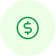 Dollar in a circle